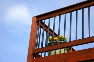 Deck Staining in Irvine, CA.