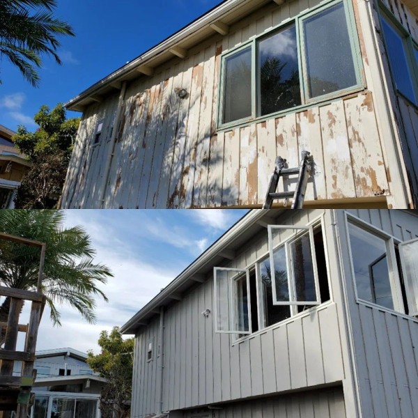 Before & After House Painting in Orange, CA (1)
