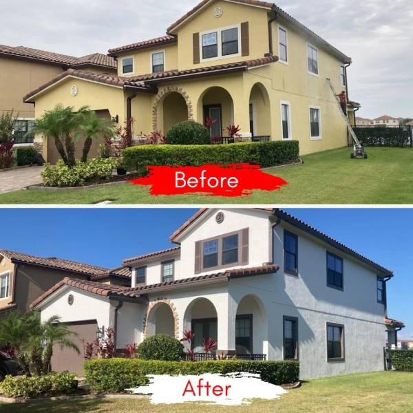 Before & After House Painting in Anaheim, CA (1)